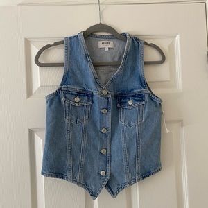 Agolde 70s denim vest NWT